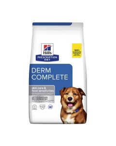 Hill's Prescription Diet Canine Derm Complete 12kg (9kg+3kg &Delta;ώ&rho;&omicron;)
