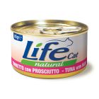 Life Cat με Τόνο & Ζαμπόν 85gr