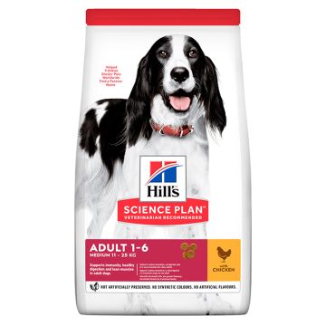 Hill's Science Plan Dog Adult Medium με Κοτόπουλο 14kg