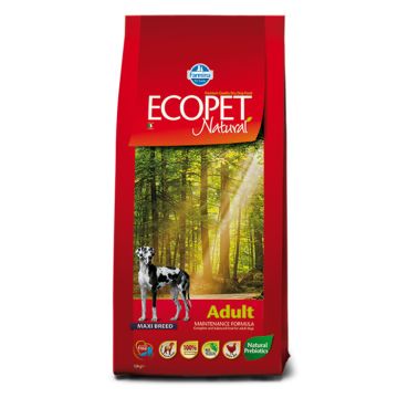 Ecopet Natural Adult Maxi Κοτόπουλο 12kg + 2kg Δώρο