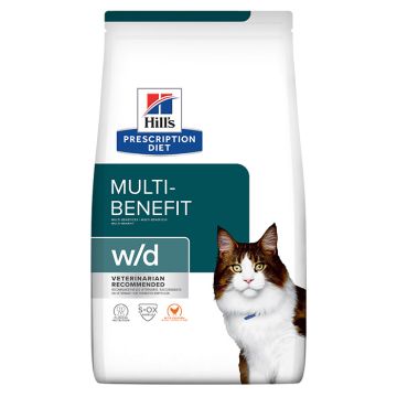 Hill's Prescription Diet Feline w/d Multi Benefit με Κοτόπουλο 3kg