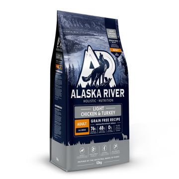 Alaska River Grain Free Adult Light Chicken & Turkey 12kg