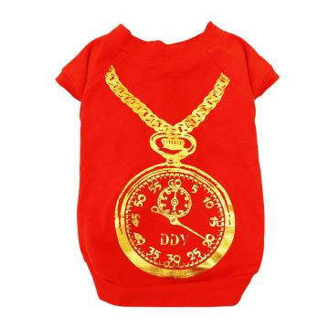 Pet Μπλούζα Σκύλου Red Clock M 29cm