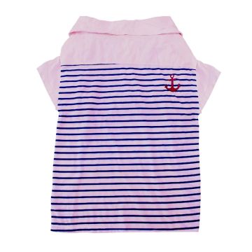 Pet Μπλούζα Σκύλου Ριγέ Μπλε XL 58cm