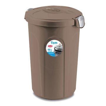 Stefanplast Tom Δοχείο Αποθήκευσης Καφέ 46L