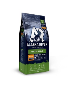 Alaska River Grain Free Adult Medium Chicken & Lamb 12kg